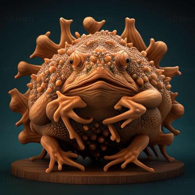 3D модель Потамофилакс коронавирус (STL)